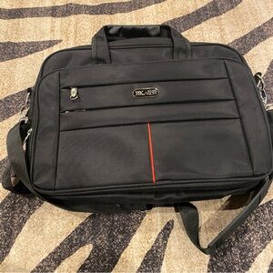 Bag, Laptop Black with Red Accent
